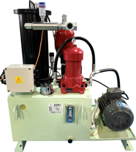 Non standard machine tool hydraulic station