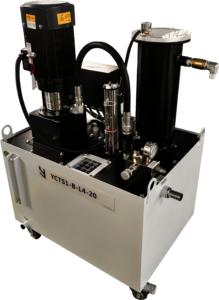 Single centrifugal pump center outlet filter machine